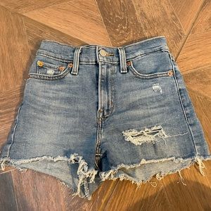 jean shorts, good condition, size 23